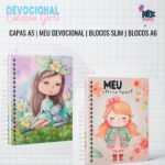 Combo Devocional - Coleção Girls Aquarela (Nick Design) - Lançamento 2024
