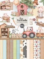 Na Fazenda - Combo Ilustrações e Papéis (Tita) - Imagem 7