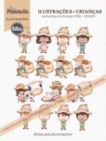 Na Fazenda - Combo Ilustrações e Papéis (Tita) - Imagem 9