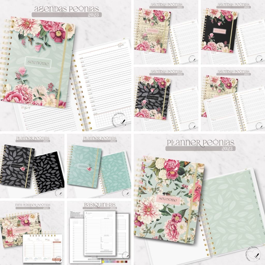Combo-Veve-2023 Combo Agendas | Planners | Cadernos | Calendários - Imagem 1