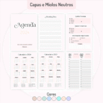 COMBO Miolos Neutros Agendas | Planners 2024 (Pamella) - Imagem 2
