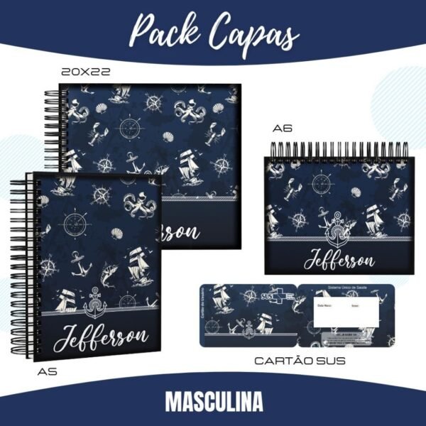 Combo Capas Variadas 1.0 - A6 | A5 | 20x11 | Cartão Sus - Imagem 4