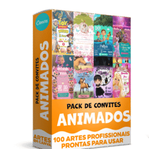 Pack Canva Convites Animados + Bônus