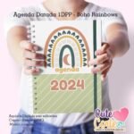 Agenda A5 Datada 1DPP - Boho Rainbows - Imagem 3