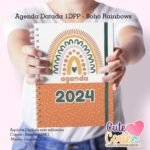 Agenda A5 Datada 1DPP - Boho Rainbows - Imagem 5