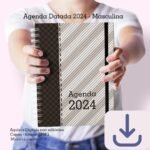 Agenda A5 2024 -1 DPP - Masculina N.1 (2 miolos / 8 capas) - Cute Corte - Imagem 7
