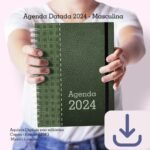 Agenda A5 2024 -1 DPP - Masculina N.1 (2 miolos / 8 capas) - Cute Corte - Imagem 8