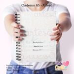 Caderno Pautado A5 – Artesã - 3 Capas + Miolo - Imagem 4