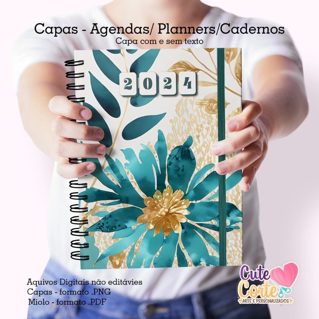 Cute-Corte-Capas-Colecao-Tiffany-2.jpg CAPAS A5 – Coleção Tiffany - 10 capas – com e sem o ano 2024 - Imagem 2