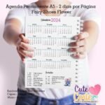 Agenda de 2024 - Datada - 2DPP - Fairy Shoes Flowers - Imagem 4