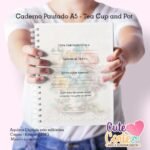 Caderno Pautado A5 + Bloquinho A6 – Tea Cup and Pot - Imagem 4