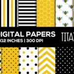 Papel Digital Tema Abelhinha