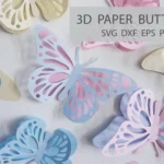 Borboleta 3D - Arquivo de Corte