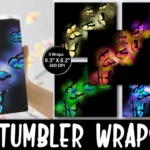 Papel Butterfly Glow - Arte p/ Long Drink