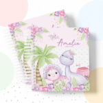 Dino Menina - Maternidade Especial 02 (Papel Amado)