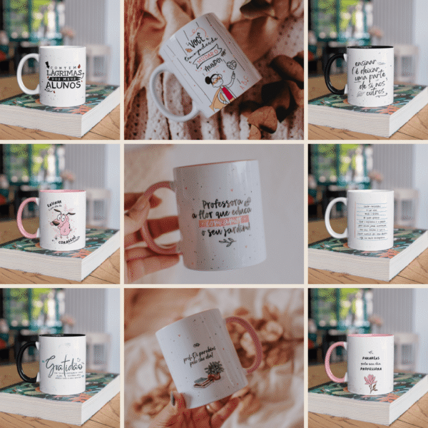 Combo Estampas Canecas Professores 2023 - Imagem 1