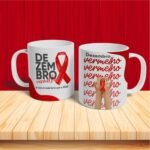 Pacote de Artes Canecas Personalizadas Dezembro Vermelho - Kit 1 | 2023 (Vintage) - Imagem 10
