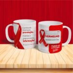 Pacote de Artes Canecas Personalizadas Dezembro Vermelho - Kit 1 | 2023 (Vintage) - Imagem 11