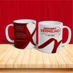 Pacote de Artes Canecas Personalizadas Dezembro Vermelho - Kit 1 | 2023 (Vintage) - Imagem 3