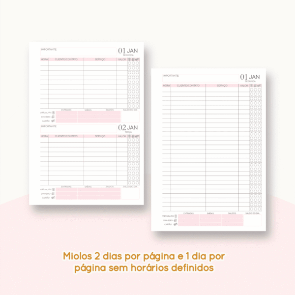Agendamentos A5 - Datado 2024 (Papel Sorriso) - Imagem 7