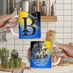Combo Alfabeto Dia do Paizão - Canecas, Almofadas e Azulejos - Imagem 5
