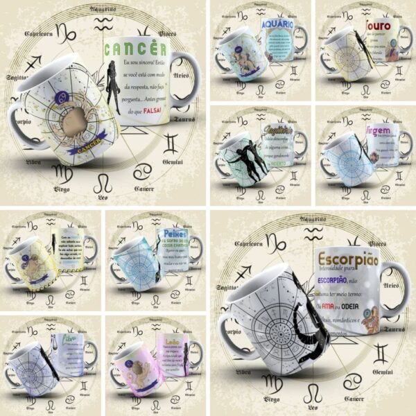 Estampas Signos - Canecas - Imagem 1