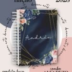 Combo Capas Alfabeto Floral Azul e Verde - Imagem 10