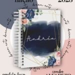 Combo Capas Alfabeto Floral Azul e Verde - Imagem 11