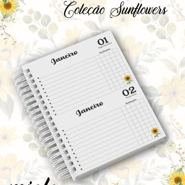 AGENDAS 2024 - Coleção Sunflowers - Imagem 4