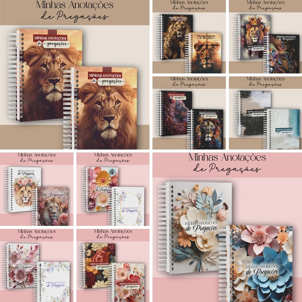 Dream-Arts-Combo-Pregacao Coleção Minhas Anotações de Pregações (Dream Arts) - Imagem 1