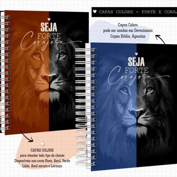 Combo Capas Bíblia e Devocionais - Leão Collors - Imagem 5