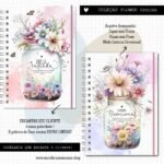 Capas para Bíblia e Devocional Flowers