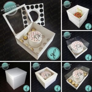 Kit Caixas para Bolos