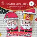Kit 4 Mimos - Caixinha Chiclete | Card Nucita | Card Talento | Envelope Gorro (Art Ideia)