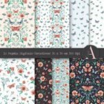 Kit Digital - Florescer - Flores e Borboletas - Imagem 2