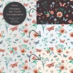 Kit Digital - Florescer - Flores e Borboletas - Imagem 7