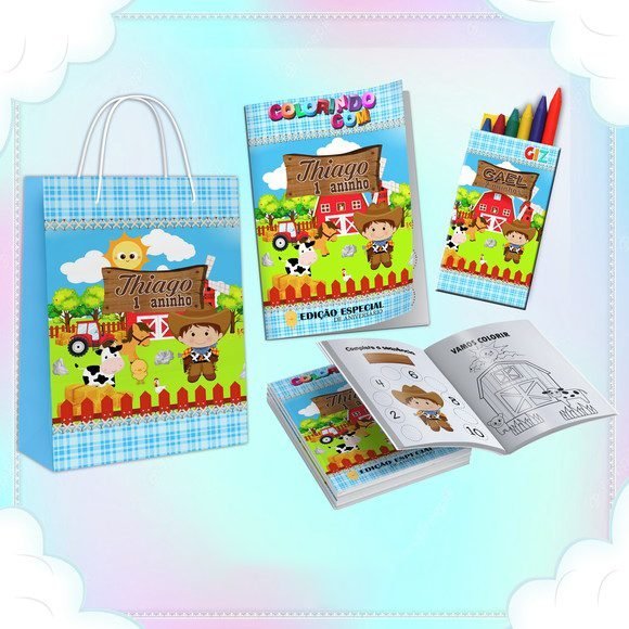 FAZENDINHA-MENINO.jpg Kit Colorir - Fazendinha - Imagem 1