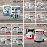 Artes Flork p/Caneca dia dos pais