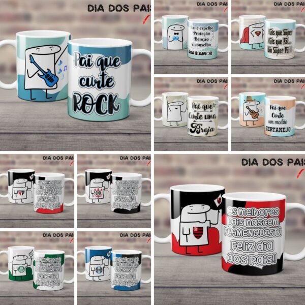 Artes Flork p/Caneca dia dos pais - Imagem 1