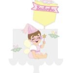 Fadinha Baby Folia - Topo de Bolo