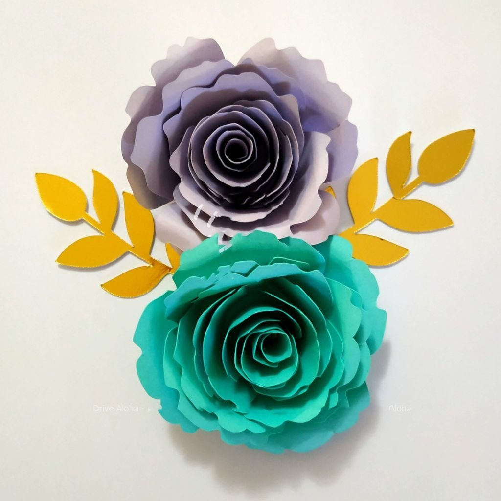 Flores-reccortes-5 12 Moldes p/ Flores - Arquivos de Corte - Imagem 9