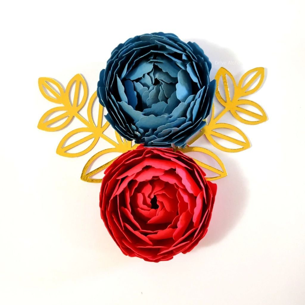 Flores-reccortes-9 12 Moldes p/ Flores - Arquivos de Corte - Imagem 5