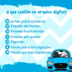 Kit Digital + Estampas Canecas - Dia a Dia (Avião sem Asa) - Imagem 7