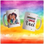 Combo Estampas Canecas, Almofadas e Azulejos - LGBTQI+ e Floral - Namorados 2023 - Imagem 21