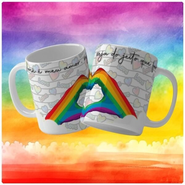 Combo Estampas Canecas, Almofadas e Azulejos - LGBTQI+ e Floral - Namorados 2023 - Imagem 25