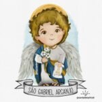 São Gabriel Arcanjo Aquarela - Kit Digital