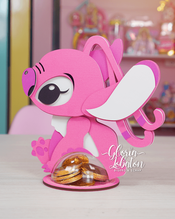 GOLOSINERO-ANGELA-CAPAS-CARTULINA-STITCH-20250205T185453Z-001 Angel do Sticth - Porta Bombom - Imagem 1