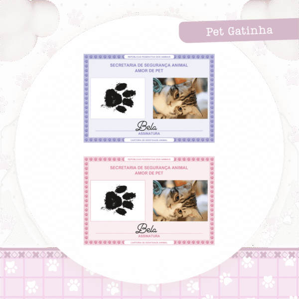2 Combos Pet Gatinha | Gatinho - Encadernação (Pamella) - Imagem 12