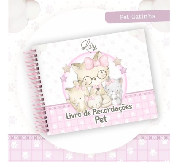 2 Combos Pet Gatinha | Gatinho - Encadernação (Pamella) - Imagem 7