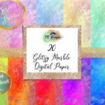 Papel Digital Mármore Brilhante